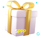 Receba seus bônus de boas-vindas no 5PPP